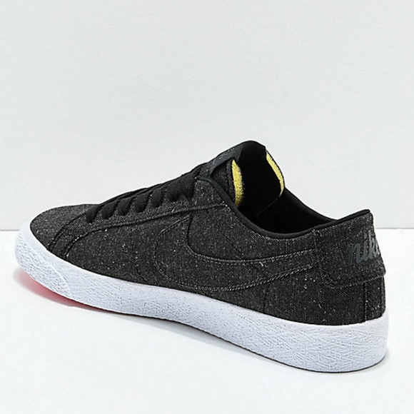Nike SB Blazer Low Deconstructed Anthracite Shoes - Picture 2 of 8